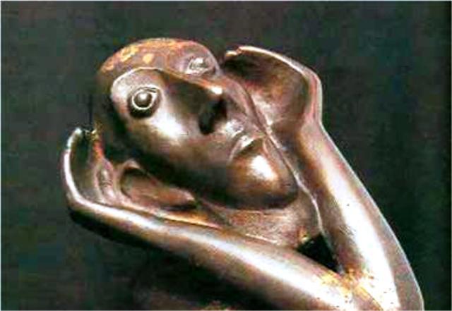 A arte de escutar escultura display